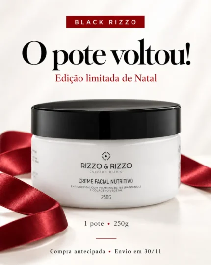 Creme Nutritivo Rizzo em Pote – Edição de Natal
