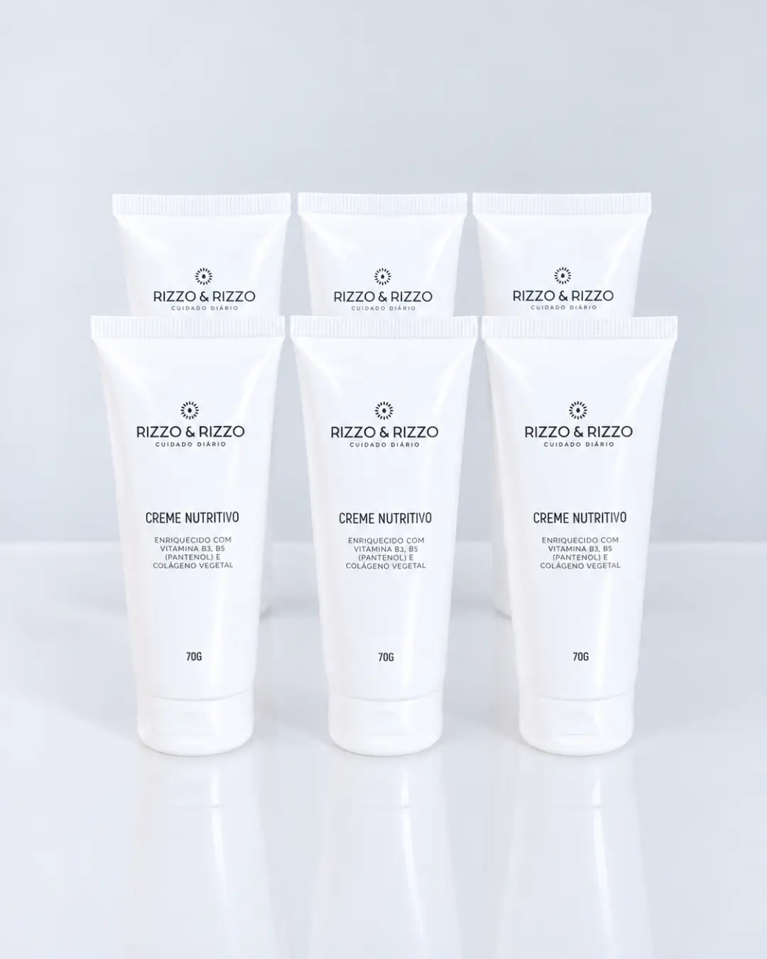 capa_kit_6_un (PRÉ-VENDA) Kit 6 Unidades Creme Nutritivo – Rizzo & Rizzo 70g cada | Envios 10/11 - Imagem 1